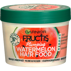 Fructis Hair Food Watermelon vyplňující maska na vlasy, 390 ml Fructis Hair Food Watermelon vyplňující maska na vlasy, 390 ml