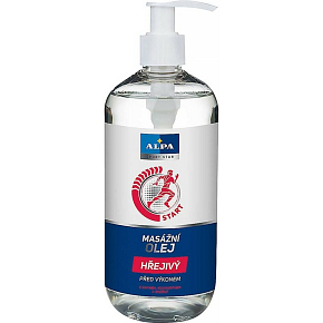 ALPA masážní olej HŘEJIVÝ 500 ml ALPA masážní olej HŘEJIVÝ 500 ml