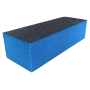 Pilník na nehty 3 stranný blok 9,5 x 3,3 x 2,5 cm