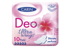 Carine Ultra Wings Deo intimní vložky 10 kusů