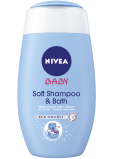Nivea Baby 2v1 šampon a pěna do koupele pro děti 200 ml