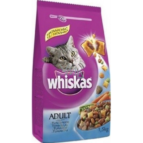 Whiskas Dry s tuňákem, zeleninou a polšt.s náplní 300 g