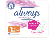 Always Ultra Sensitive Normal Plus intimní vložky 10 kusů
