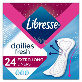 Libresse Extra Long slipové intimní vložky s absorpcí 24 kusů