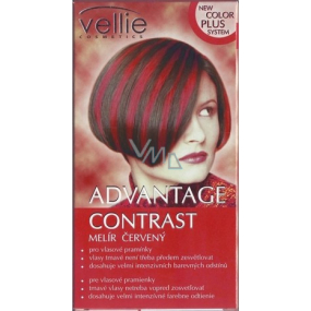 Vellie Advantage Contrast červený melír na vlasy