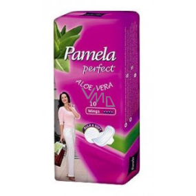 Pamela Perfect Wings Aloe Vera intimní vložky 10 kusů