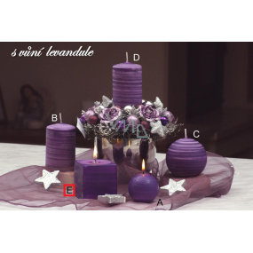 Lima Wellness Levandule aroma svíčka krychle 65 x 65 mm 1 kus