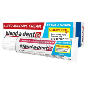 Blend-a-dent Extra Stark Fresh fixační krém pro zubní náhrady, protézy 47 g