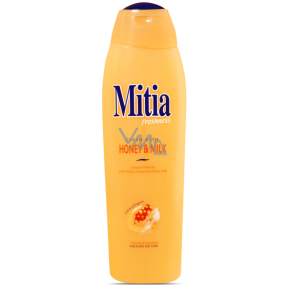 Mitia Cream Bath Honey & Milk s medovými extrakty pěna do koupele 750 ml