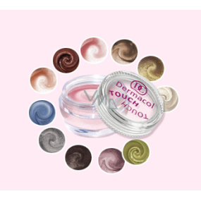 Dermacol Pearl Touch Eyeshadow vysoce třpytivé pěnové oční stíny 4,9 g odstín 2