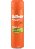 Gillette Fusion Sensitive gel na holení citlivá pleť pro muže 200 ml