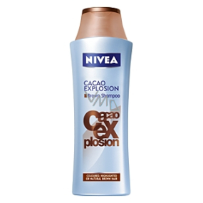 Nivea Cacao explosion pro barvené a přirozeně hnědé vlasy šampon 250 ml