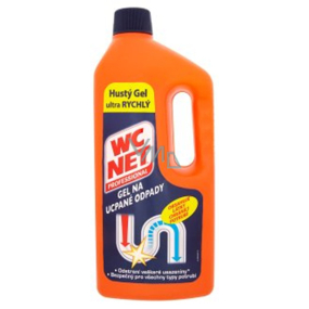 Wc Net Professional gel na ucpané odpady 1 l