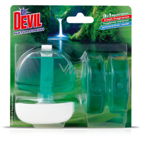 Dr. Devil Natur Fresh 3v1 Wc tekutý závěs 3 x 55 ml
