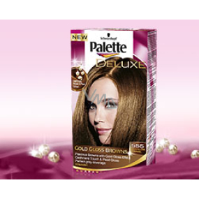 Schwarzkopf Palette Deluxe barva na vlasy 555 zářivě zlatá karamelová 115 ml