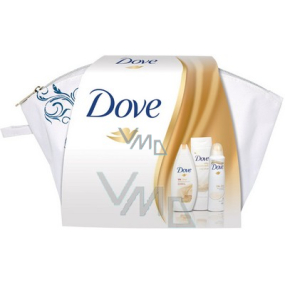 Dove Silk deodorant sprej 150 ml + sprchový gel 250 ml + tělové mléko 250 ml + taška, kosmetická sada
