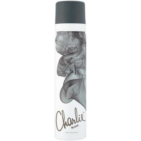 Revlon Charlie Black deodorant sprej pro ženy 75 ml