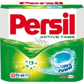 Persil Active Powder Tabs univerzální prací prostředek na bílé prádlo 64 kusů