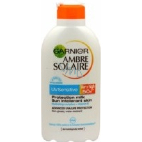 Garnier Ambre Solaire SPF50+ mléko na opalování pro citlivou pokožku 200 ml