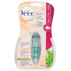 Veet vosk na obličej Aloe Vera ideální pro obočí a horní ret 15 ml