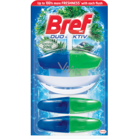 Bref Duo Aktiv Northern Pine Borovice WC gel náhradní náplň 3 x 60 ml