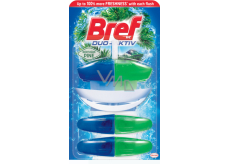 Bref Duo Aktiv Northern Pine Borovice WC gel náhradní náplň 3 x 60 ml