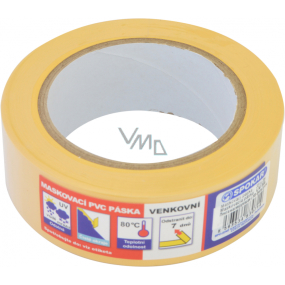 Spokar Páska maskovací PVC, venkovní, odolná UV a vodě, lepí týden, 38 mm × 33 m