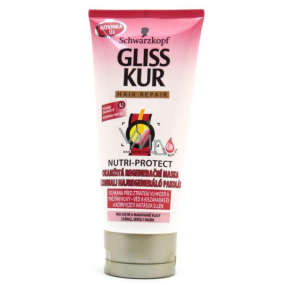 Gliss Kur Nutri Protect okamžitá regenerační vlasová maska 200 ml