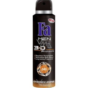 Fa Men 3D Energy Zone deodorant sprej pro muže 150 ml