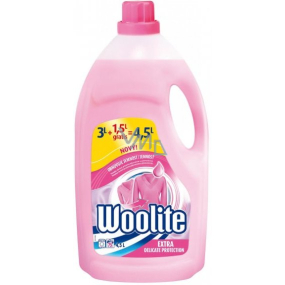 Woolite Extra Delicate Protection tekutý prací prostředek na praní jemného a vlněného prádla 75 dávek 4,5 l