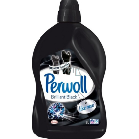 Perwoll Brilliant Black prací gel navrací intenzivní černou barvu, chrání před ztrátou tvaru gel 3 l