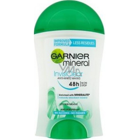 Garnier Mineral Invisi Clear antiperspirant deodorant stick pro ženy 40 ml