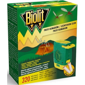 Biolit Proti komárům elektrický odpařovač na baterie 1 kus + baterie 2 kusy