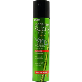 Garnier Fructis Style Elastic Power Fix Finishing Mega Strong lak na vlasy 250ml