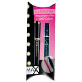 Max Factor Masterpiece Max řasenka + Max Factor 2000 Calorie Dramatic Volume řasenka 01 Black 9 ml kosmetická sada