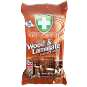 Green Shield 4v1 Dřevo a Lamináty vlhčené čistící ubrousky 50 kusů