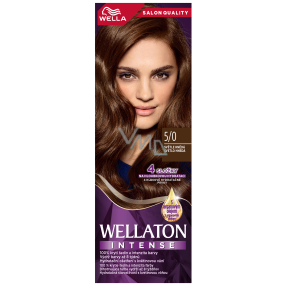 Wella Wellaton Intense Color Cream krémová barva na vlasy 5/0 světle hnědá