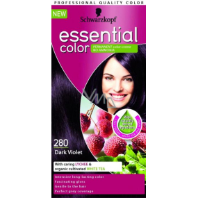 Schwarzkopf Essential Color dlouhotrvající barva na vlasy 280 Tmavě fialová