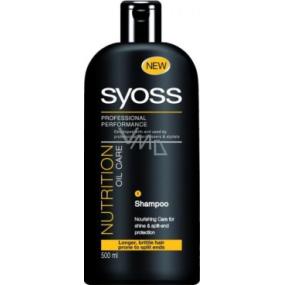 Syoss Nutrition Oil Care předchází lámavosti vlasů šampon 500 ml