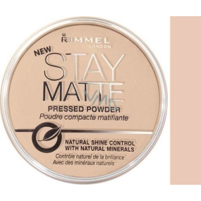 Rimmel London Stay Matte Powder pudr 005 Silky Beige 14 g