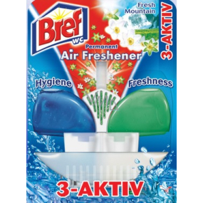 Bref 3-Aktiv Fresh Mountain 60 ml + s osvěžovačem vzduchu WC gel komplet 4,2 g