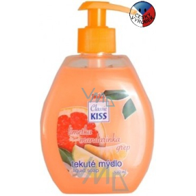 Mika Kiss Classic Limetka, mandarinka a grep tekuté mýdlo s pumpičkou 500 ml