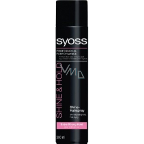 Syoss Shine & Hold pro silnou fixaci a zářivý lesk lak na vlasy 300 ml