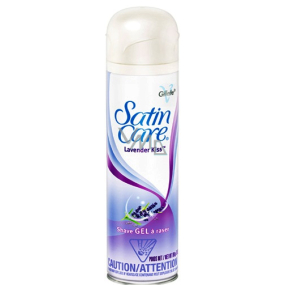 Gillette Satin Care Lavender Kiss gel na holení pro ženy 200 ml