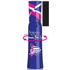 Rimmel London 1-2-3 Looks 3 řasenky v jednom černá
