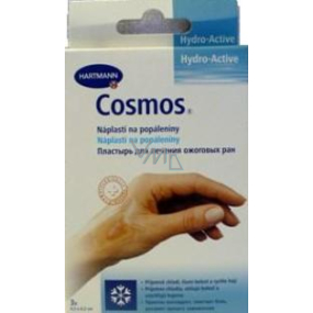 Cosmos Hydro Active náplast na popáleniny 3 kusy rychloobvaz