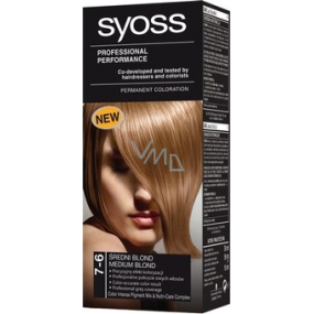 Syoss Professional barva na vlasy 7 - 6 středně plavý