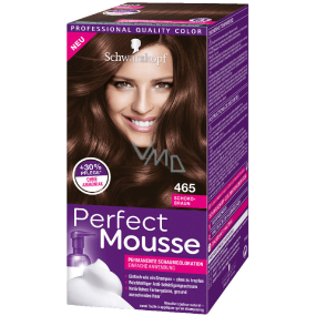 Schwarzkopf Perfect Mousse Permanent Foam Color barva na vlasy 465 Čokoládově hnědý