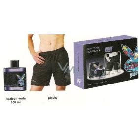 Playboy New York toaletní voda 100 ml + plavky, dárková sada