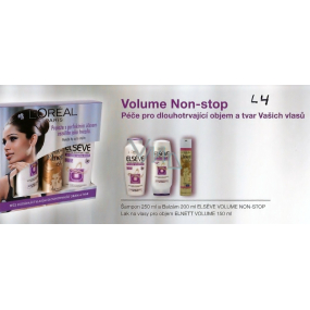 Loreal Paris Elseve Volume Non-stop péče pro dlouhotrvající objem, kosmetická sada pro ženy